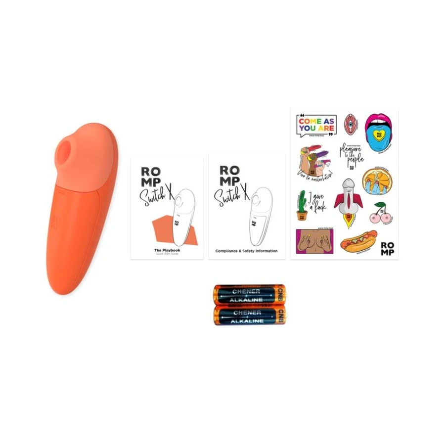 ROMP - SWITCH X STIMOLATORE CLITORIDEO 6 LIVELLI ARANCIONE